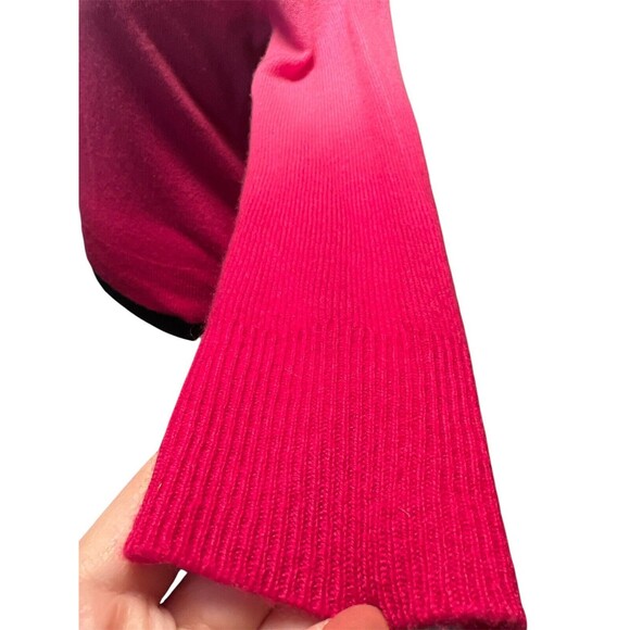 Garbarini Pink Ombre 100% Cashmere Sweater Size S - Picture 5 of 9